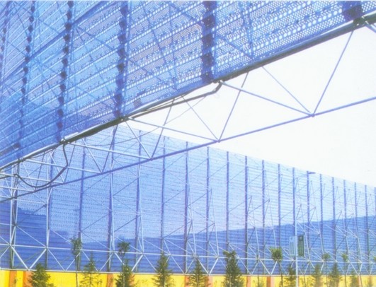 东阳环保扫风墙网架工程