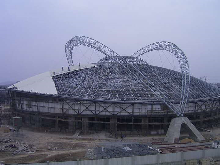 东阳体育馆网架